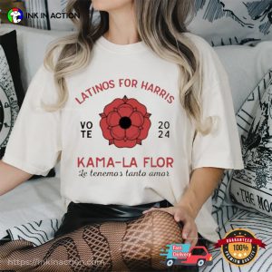 Kama La Flor A Selena Inspired Kamala Harris Comfort Color Tee