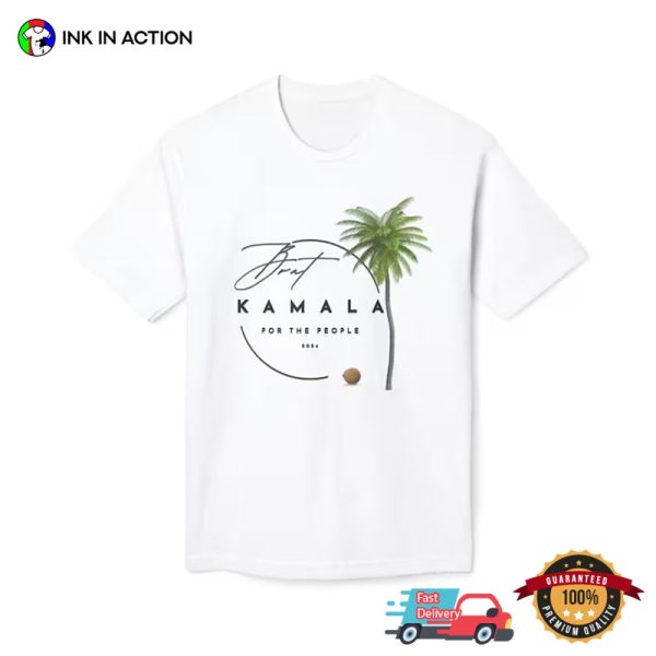 Kamala For The People 2024 Brat Coconut Tree T-shirt