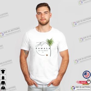 Kamala For The People 2024 Brat Coconut Tree T shirt