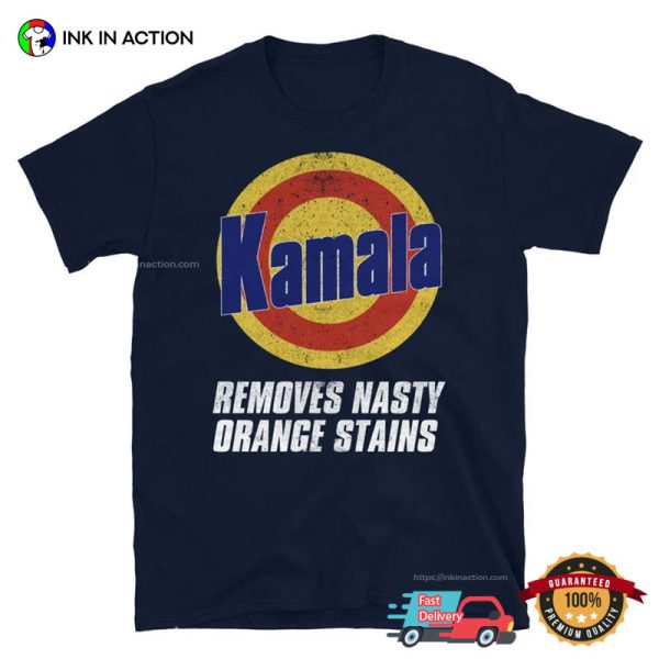 Kamala Removes Nasty Orange Stains Vintage Tee