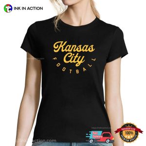 Kansas City Football Retro Style Basic Tee