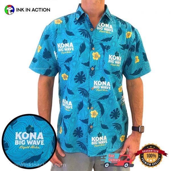 Kona Big Wave Kona Beer Hawaiian Shirt