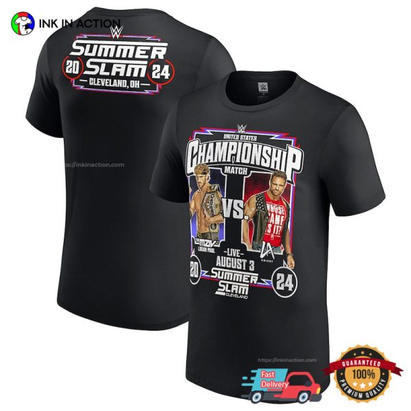 LA Knight vs Logan Paul Summer Slam 2024 2 Sided Shirt