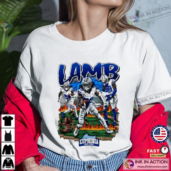 Lamb 88 Dallas Cowboys Football Graphic T-shirt