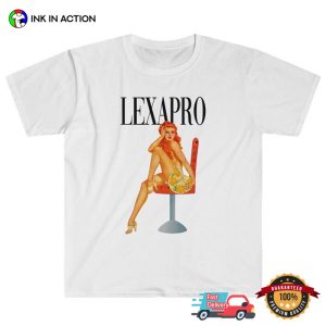 Lexapro Retro Vintage 1950s Emo Goth T shirt 2