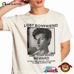 Lost Boyfriend Wanted Shawn Mendes Graphic T-shirt