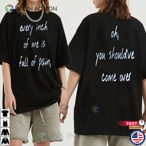 Lover, You Should've Come Over Lyrics Jeff Buckley Inspired Tee