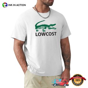 Lowcost Alligator Skeleton Logo T shirt 3