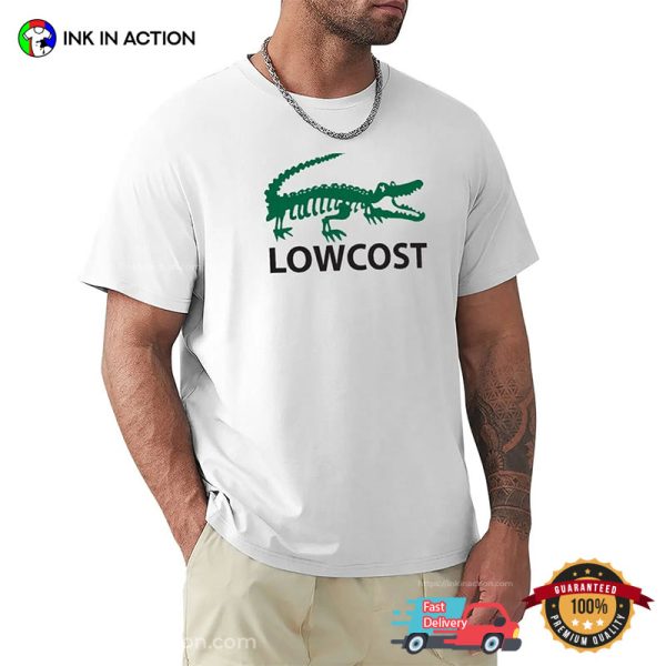 Lowcost Alligator Skeleton Logo T-shirt