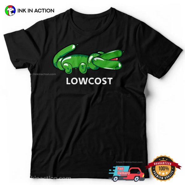 Lowcost Parody Crocodile Balloon T-shirt