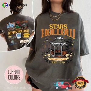 Luke's Diner Stars Hollow Town Comfort Colors T shirt 1