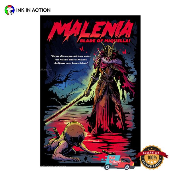 MALENIA BLADE OF MIQUELLA Video Game Poster