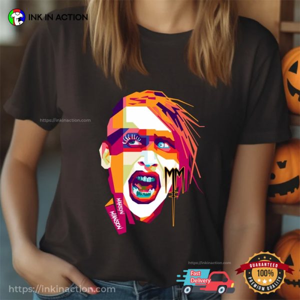 MARILYN MANSON Rock Artwork T-shirt