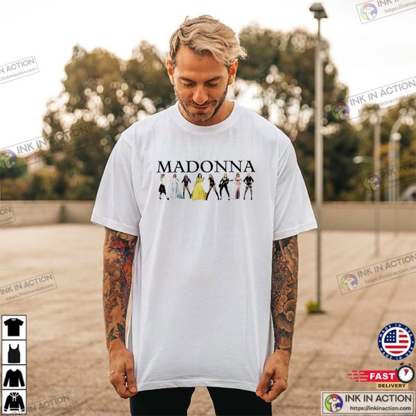 Madonna Fashion Outfit T-shirt