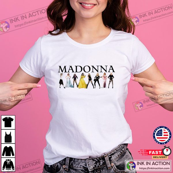 Madonna Fashion Outfit T-shirt