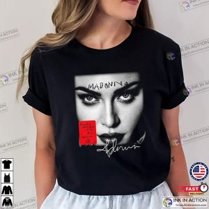 Madonna Finally Enough Love Retro Signature T shirt 1