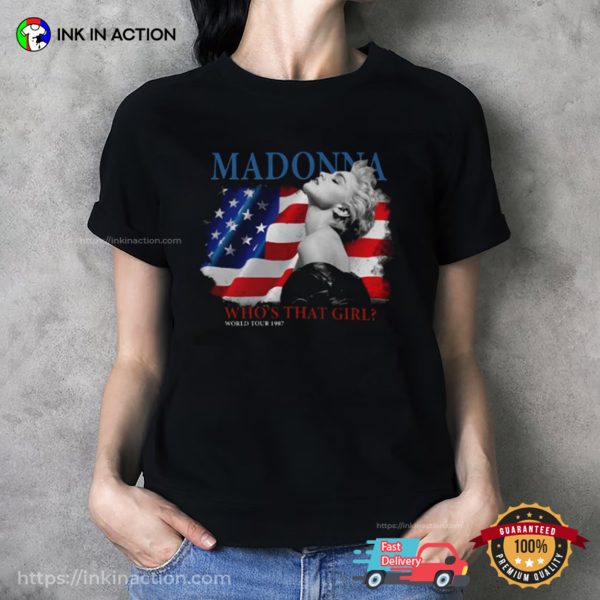 Madonna Usa World Tour 1987 Tee