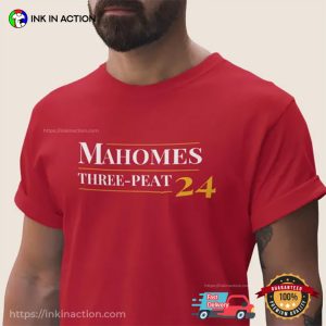 Mahomes Three peat 24 kansas city chiefs shirt 3