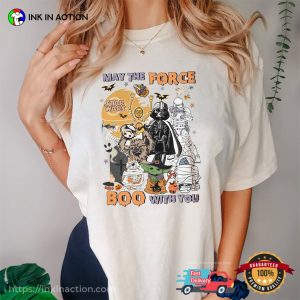 May The Force Boo With You Star Wars Halloween Comfort Colors Tee