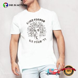 Medusa Alice Cooper US Tour 1973 Retro T shirt 3