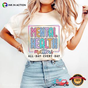 Mental Health Matters Awareness Comfort Colors Tee 2