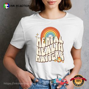 Mental Health Matters Rainbow T-shirt