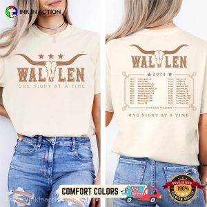 Morgan Wallen One Night At A Time Tour Comfort Colors T shirt 1