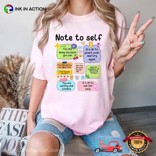 Self Comfort Colors T-shirt, Mental Health Day Apparel