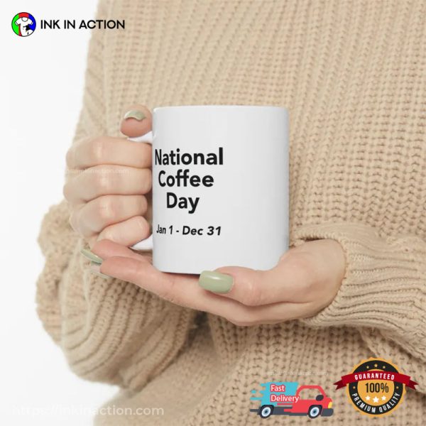 National Coffee Day Holiday Gift Coffee Mug