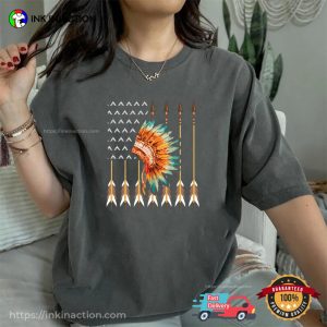 Native American Indian Pride Flag Comfort Colors Shirt 2