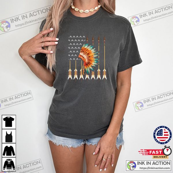 Native American Indian Pride Flag Comfort Colors T-shirt