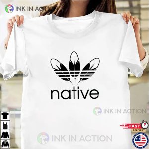 Native Feather Native American Basic T-shirt