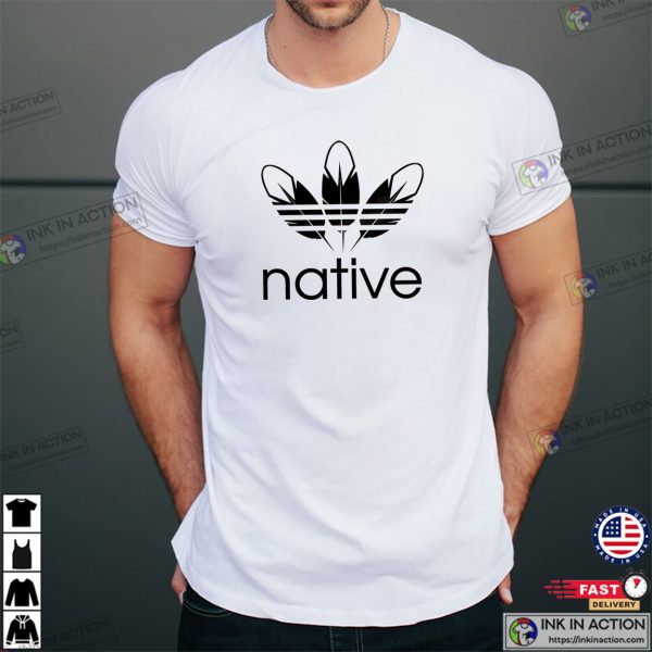 Native Feather Native American Basic T-shirt