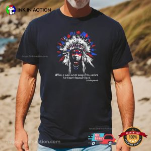 Native Indian Lakota Proverb Vintage Art T shirt