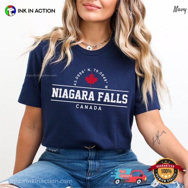 Niagara Falls Canada Retro Comfort Colors T-shirt