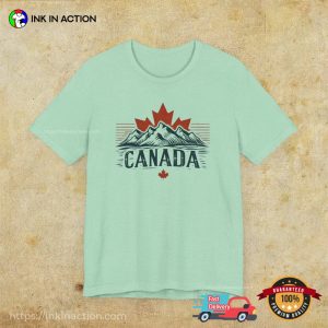 North American Canada Retro Style Comfort Colors T shirt 2