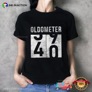 Oldometer Entering the 40th birthday Shirt 2