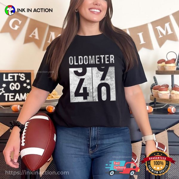 Oldometer Entering The 40th Birthday Shirt