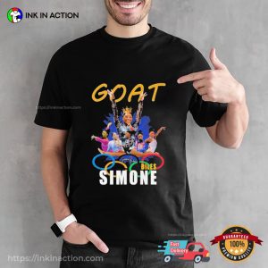 Olympics Paris 2024 GOAT Simone Biles Unisex T Shirt 2