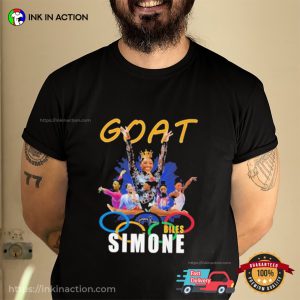 Olympics Paris 2024 GOAT Simone Biles Unisex T Shirt 3