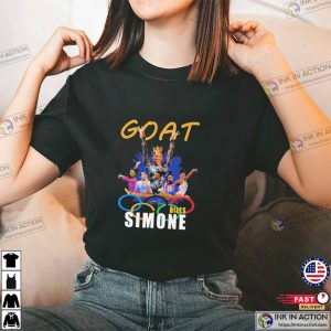 Olympics Paris 2024 GOAT Simone Biles Unisex T Shirt 4