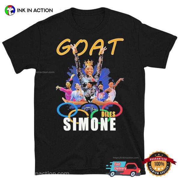 Olympics Paris 2024 GOAT Simone Biles Unisex T-Shirt