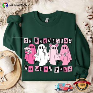 On Wednesday We Wear Pink Funny halloween shirt 3