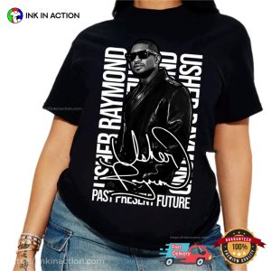 Past Present Future Tour Usher Raymond Graphic T shirt 2