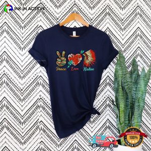 Peace Love Native Celebration Comfort Colors Tee 2