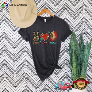 Peace Love Native Celebration Comfort Colors Tee 3