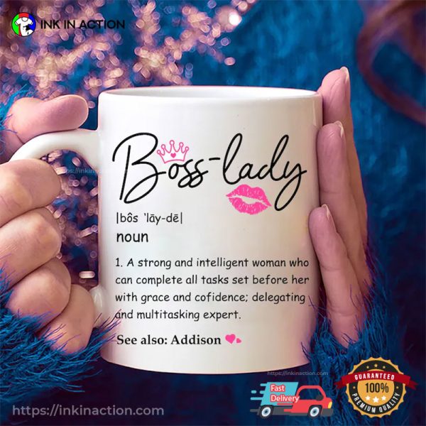 Personalized Boss Lady Definition Coffee Mug