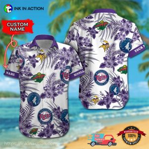 Personalized Minnesota Sport All Stars Hawaiian Shirt