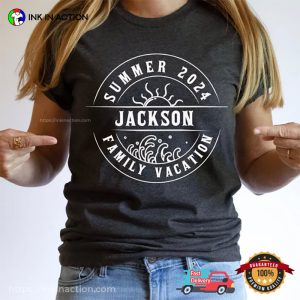 Personalized Name Summer 2024 Family Vacation Comfort Colors T shirt