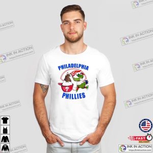 Philadelphia Phillie Phanatic And Ice Cream T-shirt